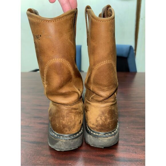 Wolverine Mens Wellington Work Boots Round Toe- Size 8.5 - Picture 4 of 9